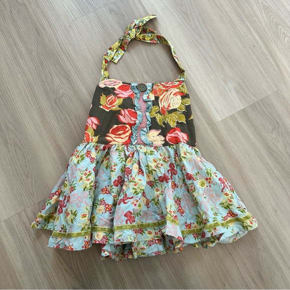 Matilda Jane Serendipity halter Floral Dress 6 - Picture 1 of 7